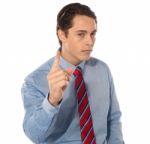 Annoyed Businessman Stock Photo