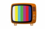 Retro Tv Stock Photo