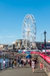 Cardiff/uk - August 27 : Ferris Wheel In Cardiff On August 27, 2 Stock Photo