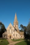 St Michael And All Angels Church In Leafield Stock Photo