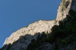 View Of The Bicaz Gorge Between Moldavia And Transylvania Stock Photo