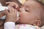 Bottle Feeding Stock Photo