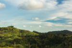 Mount Beerwah In The Afternoon Sun Stock Photo