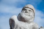 View Of The Scott Antarctic Memorial Cardiff Bay Stock Photo