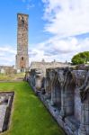 St Andrews Cathedral Ruins Stock Photo