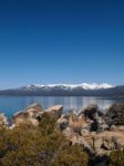 Landscape Of Lake Tahoe Stock Photo