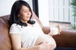 Pregnant Woman Stock Photo