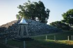 Large Stone Structure Landmark In Ipswich, Queensland Stock Photo