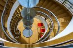 Staircase In The De La Warr Pavilion Bexhill On Sea Stock Photo