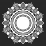 Lace Doily Stock Photo