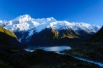 Hooker Valley Track,mount Cook, New Zealand Stock Photo