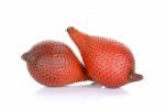 Salak Fruit, Salacca Zalacca Isolated On The White Background Stock Photo