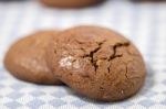 Tasty Carob Cookies Stock Photo