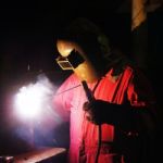 Welder Man Stock Photo