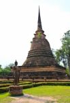 Wat Sa Si In Sukhothai Historical Park, Thailand Stock Photo