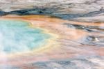 Grand Prismatic Spring Stock Photo