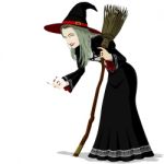 Beautiful Witch Stock Photo