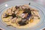 Xarem Dish With Clams Stock Photo