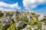 Rocky Mountain In Kefalonia Greece Stock Photo