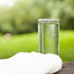 Water In A Glass Stock Photo