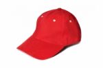 Red Baseball Cap Stock Photo