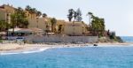 Calahonda, Andalucia/spain - May 6 : Dona Lola Beach In Calahond Stock Photo