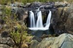 The Gorge Waterfall And Creek Stock Photo