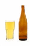 Beer Glass And Bottle Stock Photo