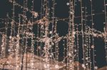 Christmas Lights Background Lights Blurred Bokeh Stock Photo