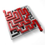 Maze Stock Photo