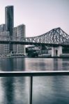 Story Bridge In Brisbane Stock Photo