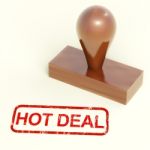 Hot Deal Rubber Stamp Stock Photo