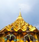 Guardian Of Wat Pra Kaew Grand Palace ,bangkok ,thailand Stock Photo