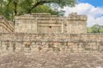 The Mayan Ruins In Copan Ruinas, Honduras Stock Photo