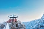 Landscape In Winter,guemosan In Korea Stock Photo