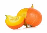 Pumpkin Isolated On The White Background Stock Photo