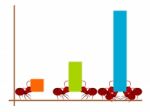 Red Ants Teamwork Illustration Stock Photo