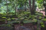 Amazing Temple  Ancient Bayon Castle, Angkor Thom, Siem Reap, Cambodia Stock Photo