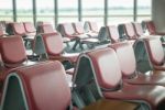 Airport Seats Available In Waiting Area Stock Photo