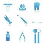 Medical Icons Stock Photo