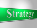 Business Strategy Represents Solutions Company And Biz Stock Photo