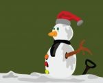 Snowman Stock Photo