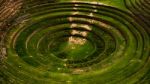 Terraces Of Cultivation In The Sacred Valley, Peru Stock Photo