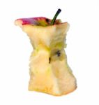 Apple Core Stock Photo