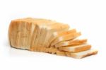 Bread Isolated White Stock Photo