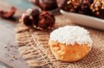 Donuts On The Table Stock Photo