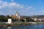 View Of San Giorgio In Braida Church In Verona Stock Photo