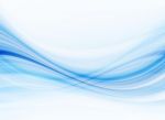 Blue Curved Abstract Background Stock Photo