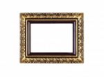 Gold Picture Frame Stock Photo