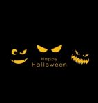 Happy Halloween Design Background Stock Photo